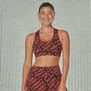 Zumba Infinity Scoop Bra and High Waisted Leggings